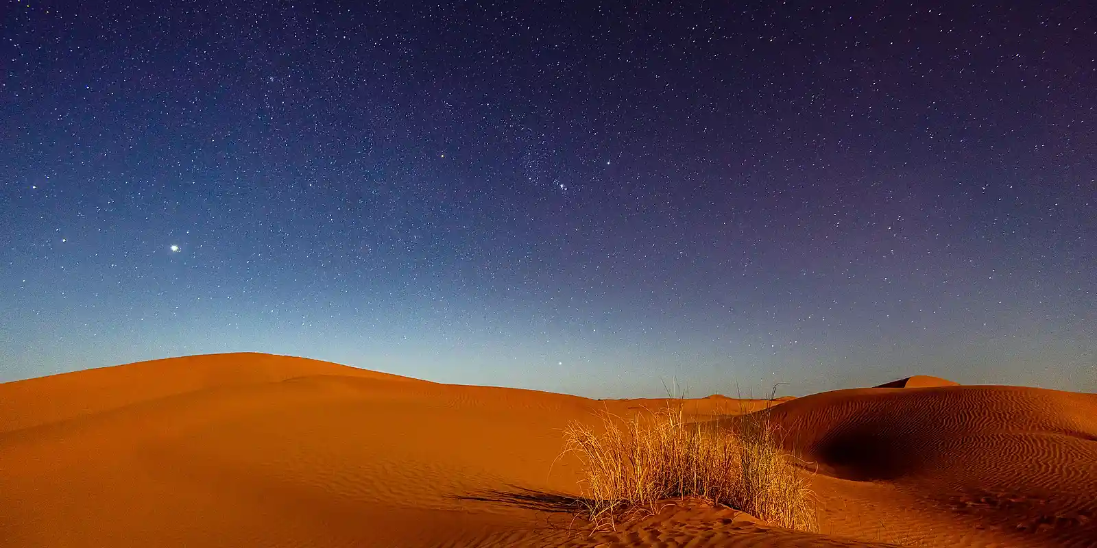 Stargazing in the desert